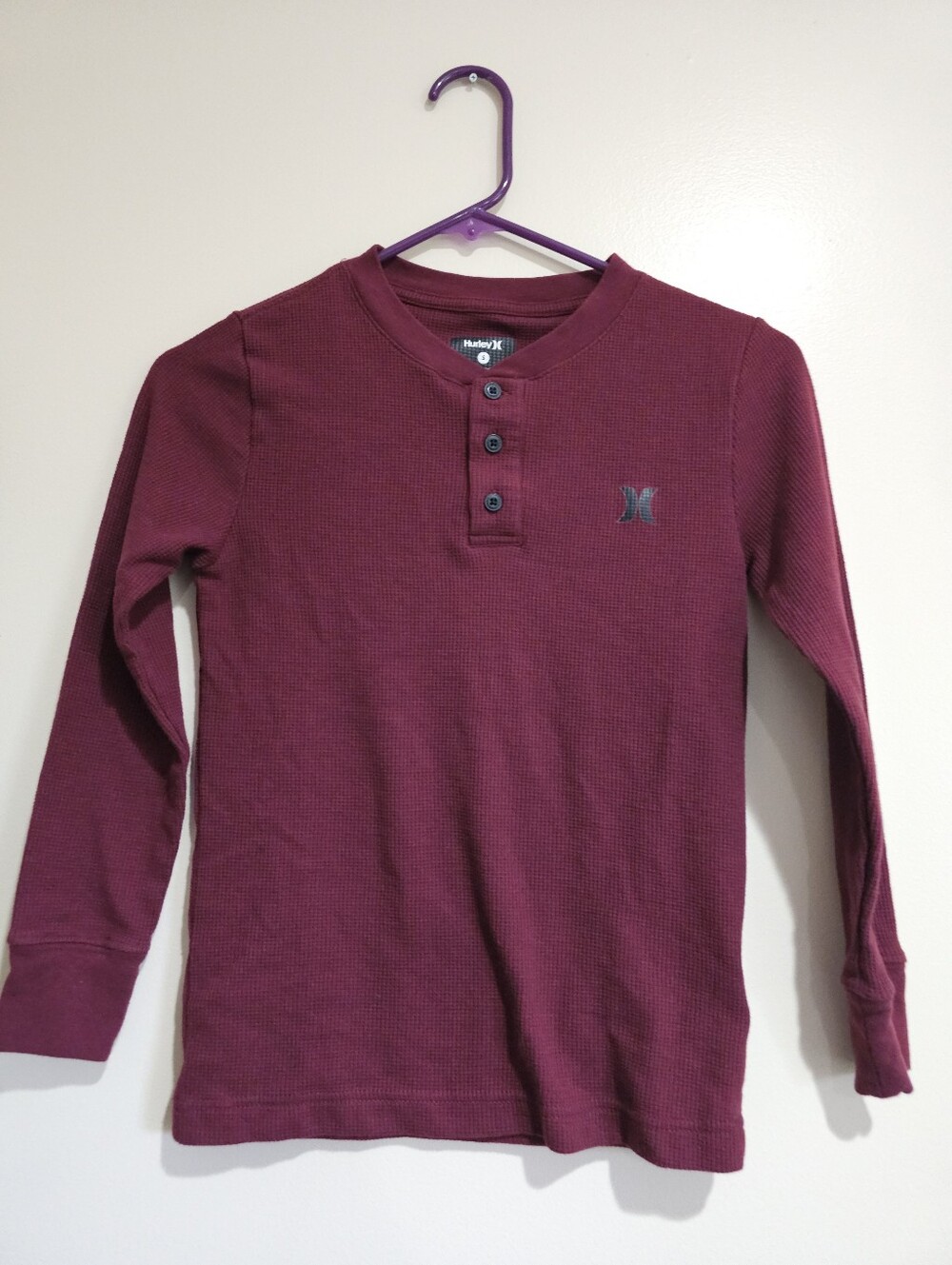 NWOT Boys Henly Thermal Shirt